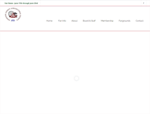 Tablet Screenshot of harrisoncountyfair.com